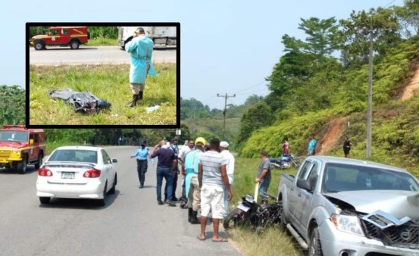 Motociclista muere en accidente y conductor se da a la fuga en Tela