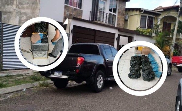 En mochila de servicio a domicilio hallan droga y dinero en Comayagüela