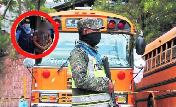 Cae 'El Mudo', acusado de matar a conductor de bus en Tegucigalpa