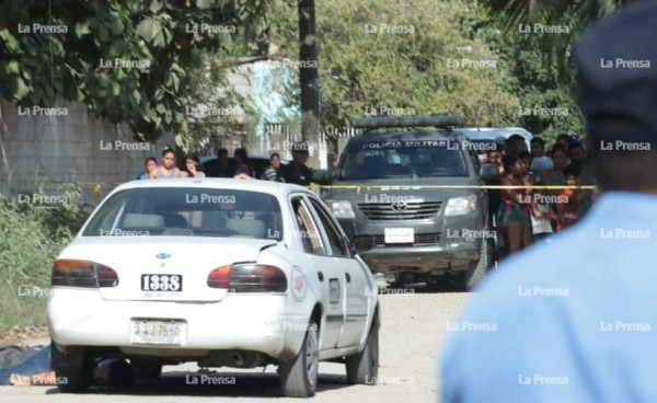 Bajan a tres hombres de un taxi y los ultiman en San Pedro Sula