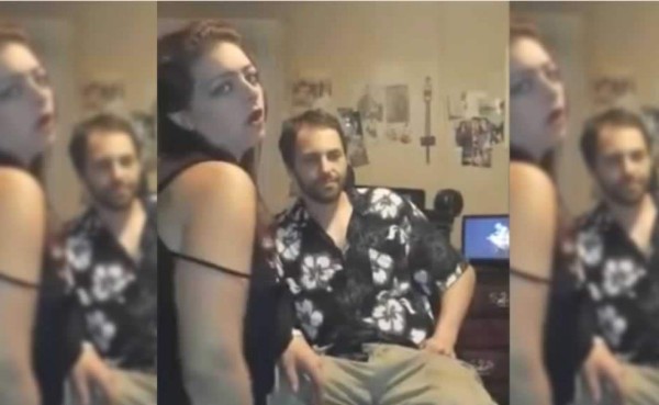 Se viraliza reacción de un hombre cuando su pareja le hace sensual baile