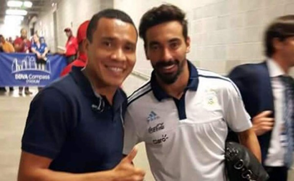 'Rambo' de León compartió con la selección de Argentina