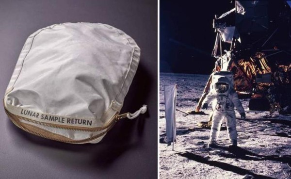 Subastarán una bolsa con polvo lunar de la misión del Apolo 11