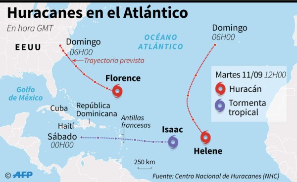 Islas del Caribe se preparan para el impacto del huracán Isaac