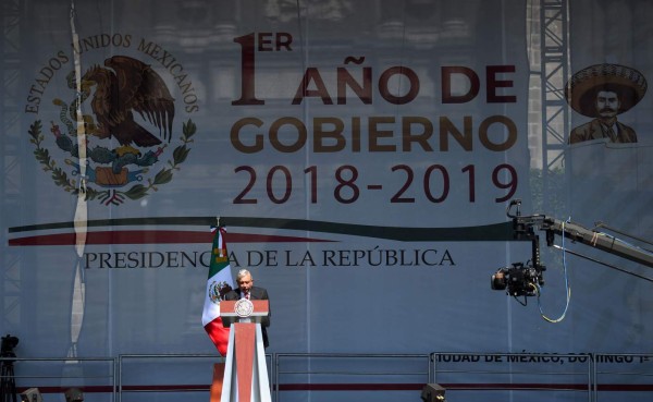 Protestas y celebraciones en primer año de gobierno de López Obrador