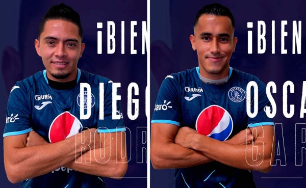 Motagua se refuerza con Diego Rodríguez y Óscar García, ambos del Real de Minas