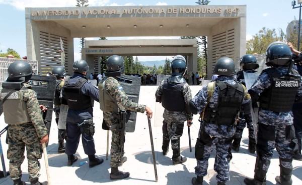 Canceladas las clases en la Unah en Tegucigalpa