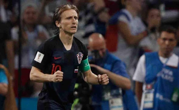 La reacción de Modric tras el sufrido pase a semifinales de Croacia