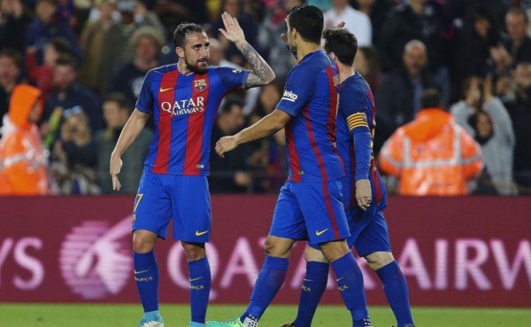 Paco Alcácer, Messi y Suárez formarán el tridente del Barca ante el Leganés
