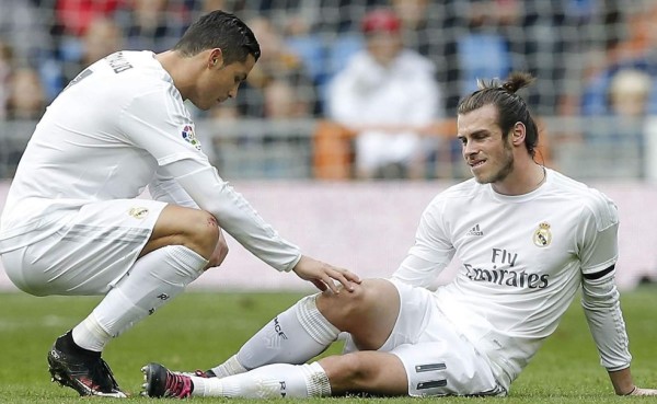 Cristiano y Gareth Bale, bajas en el Real Madrid ante Espanyol