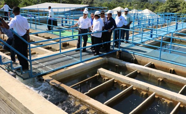 Inauguran ampliación de planta de tratamiento en Puerto Cortés