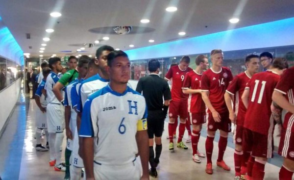 Sub-23 de Honduras perdió ante Dinamarca en su gira por Asia