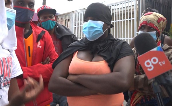Migrantes haitianos varados en Honduras piden ayuda para llegar a Guatemala
