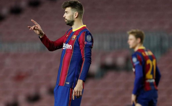 Piqué vuelve a entrenarse a dos días del clásico español