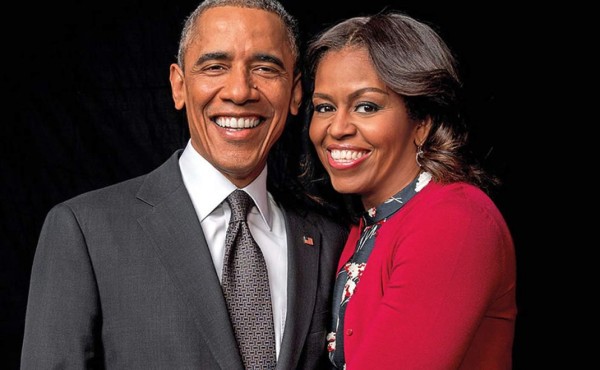 Barack Obama interrumpe conferencia de Michelle para darle un tierno mensaje