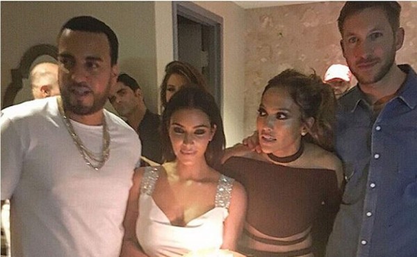 Jennifer López celebra su cumpleaños con Kim Kardashian y Calvin Harris