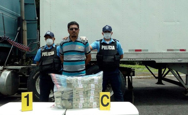 Con más de 278 mil dólares arrestan hondureño en Nicaragua