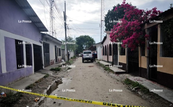 Matan a hombre en pasaje de la colonia Reparto Lempira, San Pedro Sula