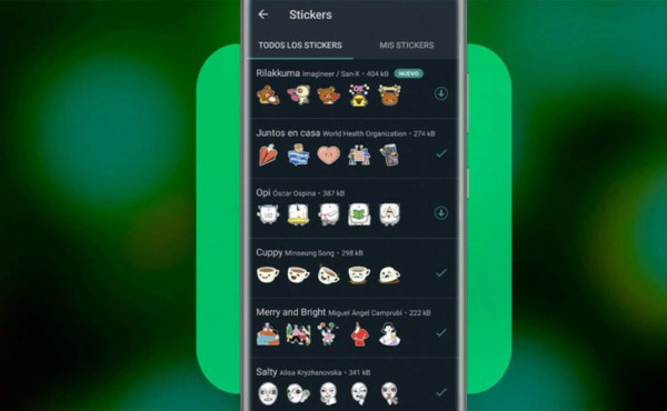 WhatsApp y la OMS lanzan 'Juntos en casa', una nueva colección de 'stickers'