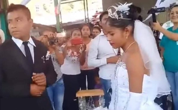 La novia más triste del mundo, una boda forzada indigna en las redes