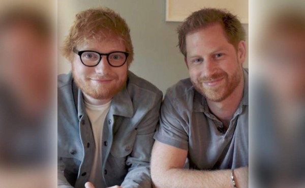 El príncipe Harry y Ed Sheeran se unen por la salud mental