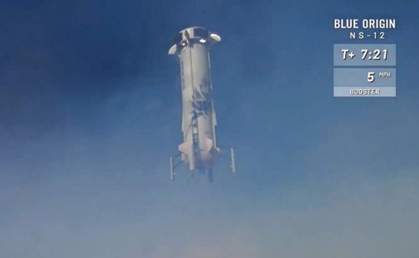 Nuevo vuelo de prueba del cohete de turismo espacial de Blue Origin
