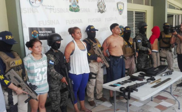 Caen cinco supuestos pandilleros extorsionadores en San Pedro Sula