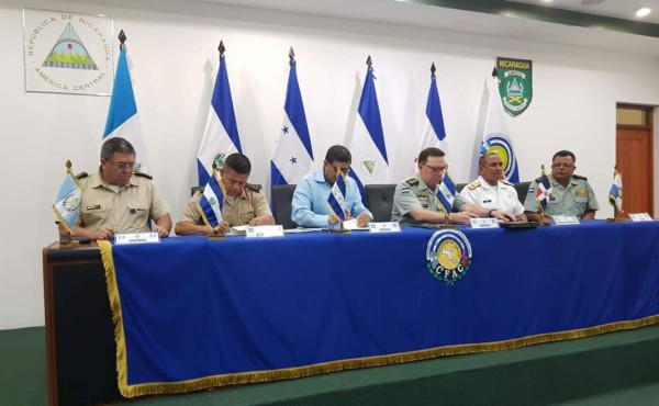 FFAA de Honduras y Nicaragua participan en reunión de trabajo en Managua