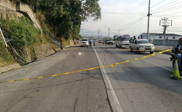 Hallan encostalado el cuerpo de una persona en Choloma