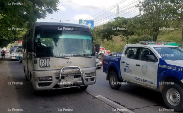 En asalto a un bus hieren de gravedad a un señor en San Pedro Sula