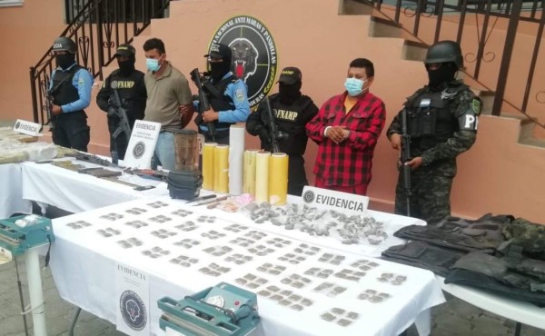 En casa procesaban paquetes de marihuana en Tegucigalpa
