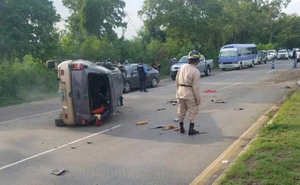 Suboficial de la Base Aérea de La Lima muere en accidente vehicular