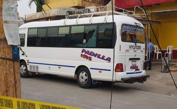 Matan a un pasajero de bus en Juticalpa, Olancho
