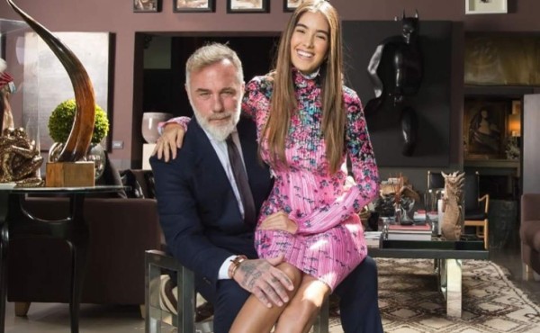 Gianluca Vacchi y Sharon Fonseca hacen todo un show para revelar el género de su bebé