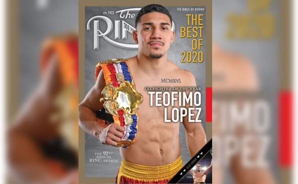 Teófimo López, nombrado boxeador del año 2020 por la revista The Ring Magazine