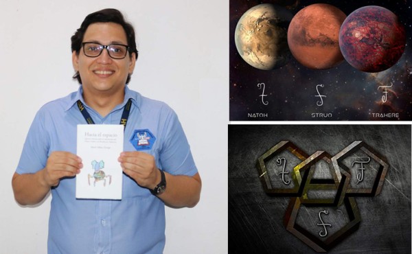 Marel Alfaro y su obra de ficción 'Hacia el espacio”