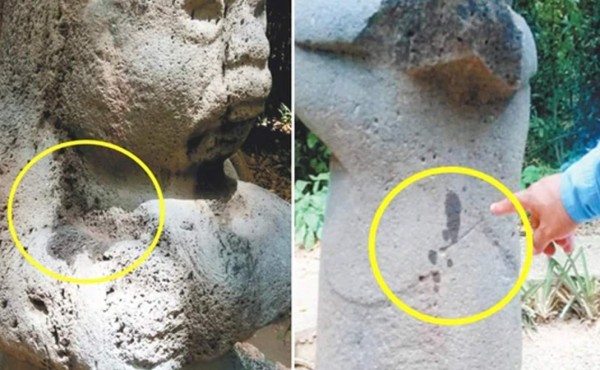 Detienen en México a dos indonesios por dañar 15 piezas arqueológicas en Tabasco