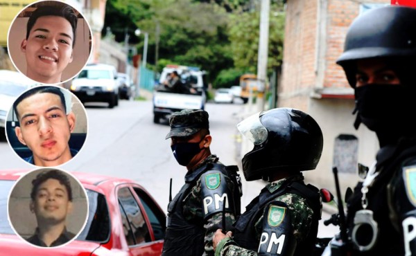 Matan a balazos a tres jóvenes tras bajarse de un carro en Tegucigalpa