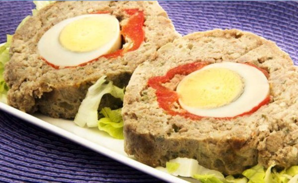 Pan de carne relleno