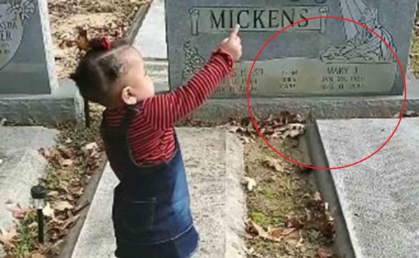 Video viral: Niña saluda a un 'fantasma' en el cementerio ¡aterrador!