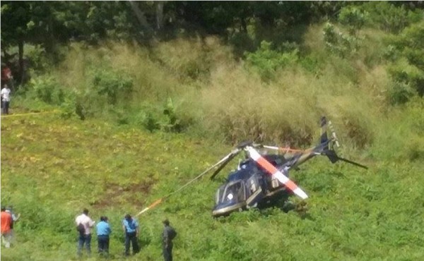 Helicóptero hondureño aterriza forzosamente en Nicaragua  