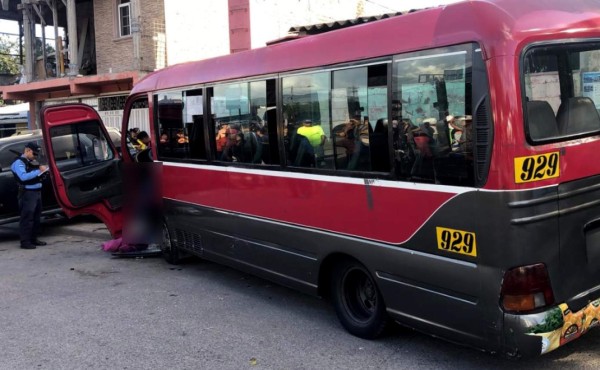 Conductor de rapidito es asesinado a balazos en Tegucigalpa