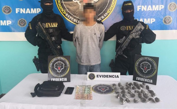 Capturan a supuesto vendedor de droga en La Ceiba  