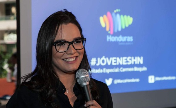 Carmen Boquín, embajadora de Marca Honduras presentó los resultados del proyecto JóvenesHn.