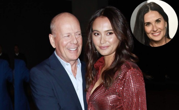 Bruce Willis celebra el día de la madre con su ex Demi Moore y su esposa Emma