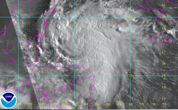 Tormenta Franklin pone en alerta a Honduras por 72 horas