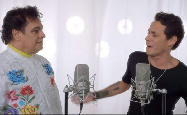 Juan Gabriel sorprende cantando salsa en video con Marc Anthony