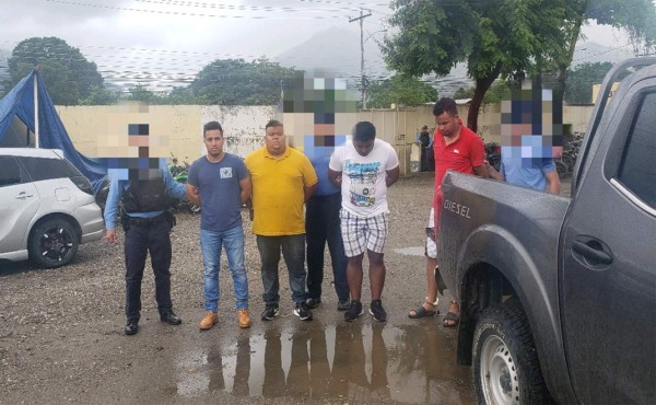 Detienen a presuntos miembros de la banda 'El Gordo' en El Progreso