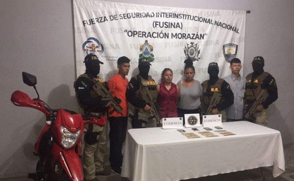 Capturan a cuatro supuestos extorsionadores en San Pedro Sula