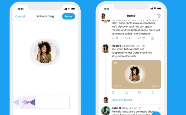 Twitter ya permite añadir mensajes de voz en los tuits de algunos usuarios